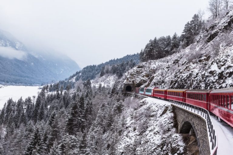 панорамный поезд Glacier Express