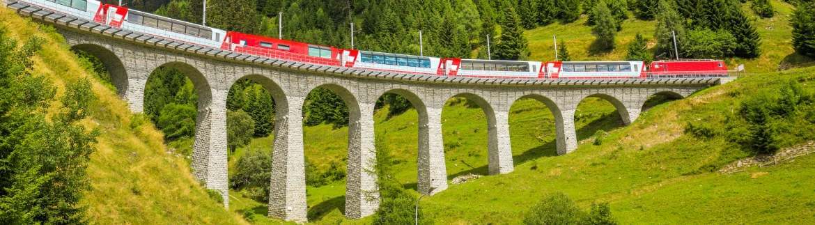 Бернина Экспресс - панорамная железная дорога по Швейцарии